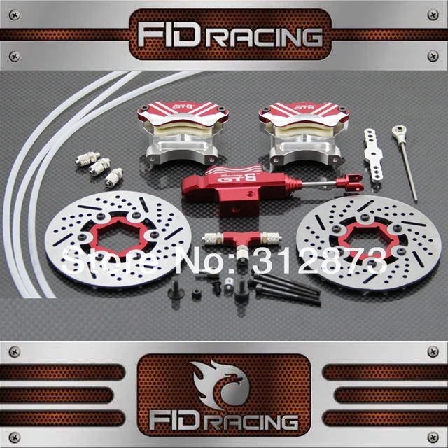 Передний гидравлический тормоз GTB RACING foHPI KM ROVAN Baja 5b. Ss 5T|baja hydraulic brakes|baja front brakesbaja 5b