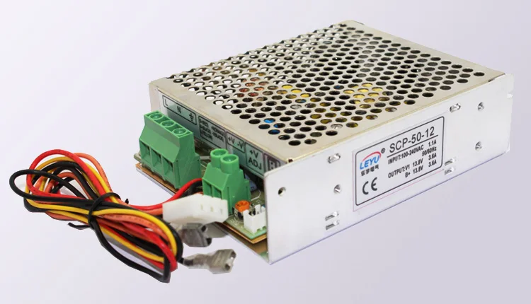 Резервная батарея CE одобренный SCP-50-12 dc 12v Одиночный выход питания SMPS с функцией UPS