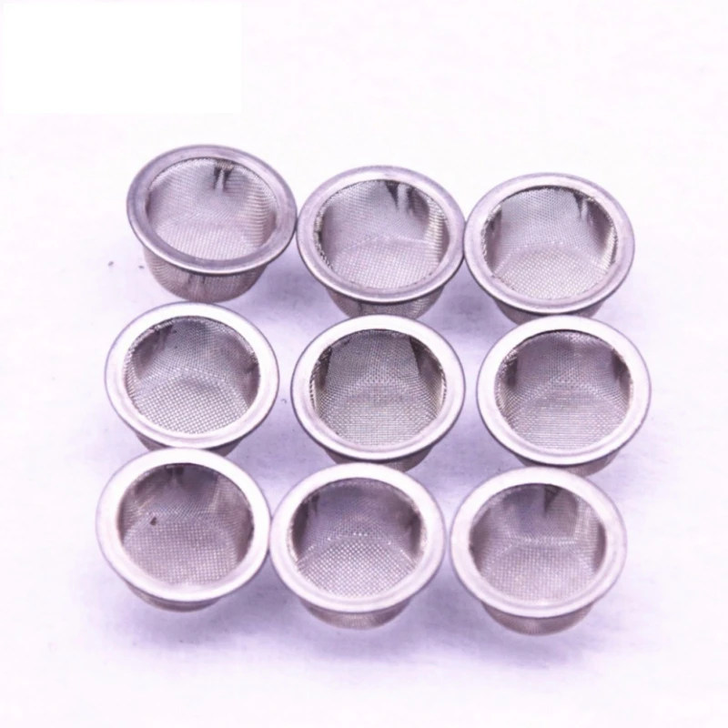 

5/10pcs 100 Grid Premium Stainless Steel Screen Filters for Crystal Tobacco Smoking Pipes Use Healthy Cigarette Filters