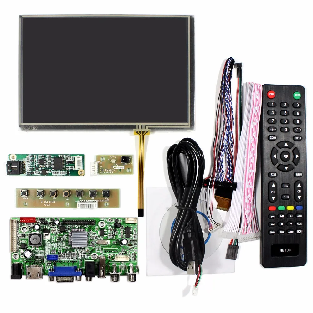 HD MI VGA 2AV аудио USB плата ЖК контроллера VS V59AV V1 и 7 дюймов N070ICG LD1 1280x800 IPS панель с