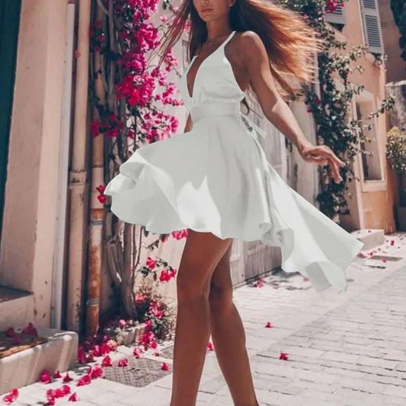 Женское платье женское пляжное летнее необычное сексуальное стильное