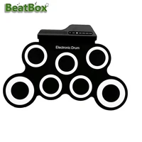 beatbox hand roll usb electronic drum portable silicone musical instrument set for children and beginners friends gathering