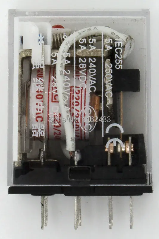10 шт./лот HH53PL AC 220 В электромагнитное реле со светодиодным индикатором HH53P MY3 серии