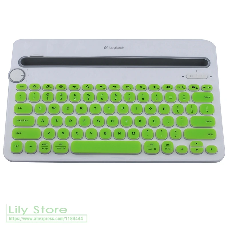 Силиконовый пылезащитный чехол для клавиатуры Logitech K480|keyboard cover|desktop keyboard coverkeyboard