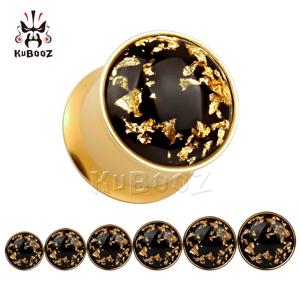 Wholesale Price Double Horn Stainless Steel Ear Plugs Tunnels Piercing Gauges Expanders Body Jewelry Earring Stretchers 40PCS | Украшения и