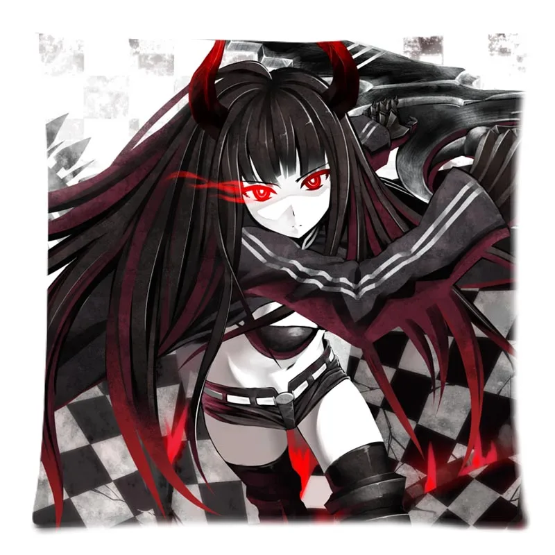 Наволочка для подушки BLACK ROCK SHOOTER наволочка на заказ декоративная Чехол дивана