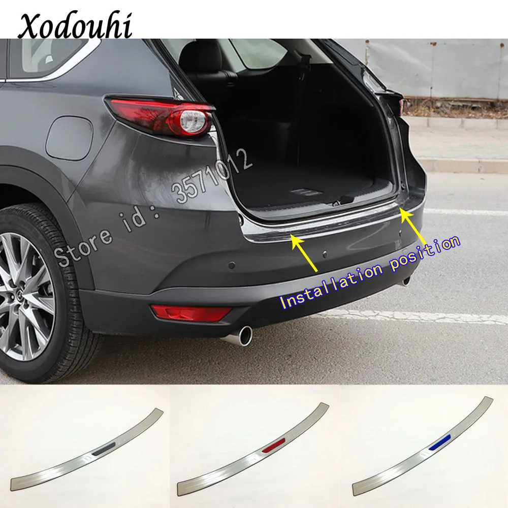 Для Mazda CX8 CX 8 2017 2018 2019 2020 Автомобильная наклейка орнамент задняя педаль накладка