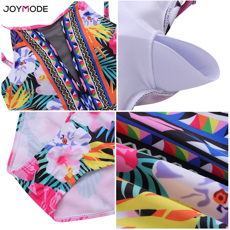 JOYMODE купальник бикини женский сексуальный Монокини с открытой спиной пуш ап Mujer