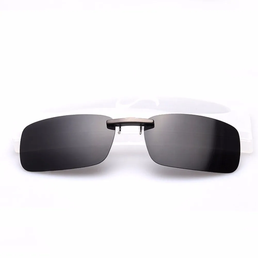 Мужские Женские поляризованные солнцезащитные очки с клипсой для дневного и