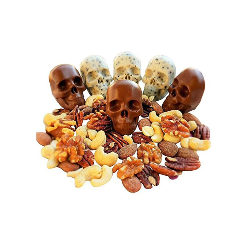 3D Силиконовый Череп производитель кубиков льда Форма для шоколада форма