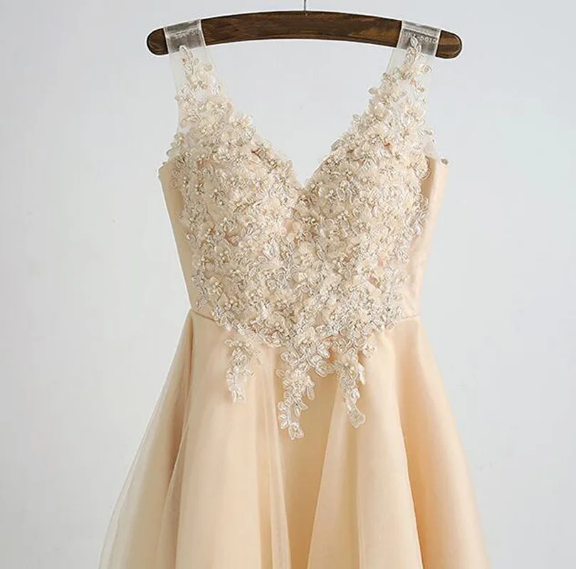 TX014 Настоящее Тюль Милая Короткие Кружева Аппликации Homecoming Платья Vestido де Formatura