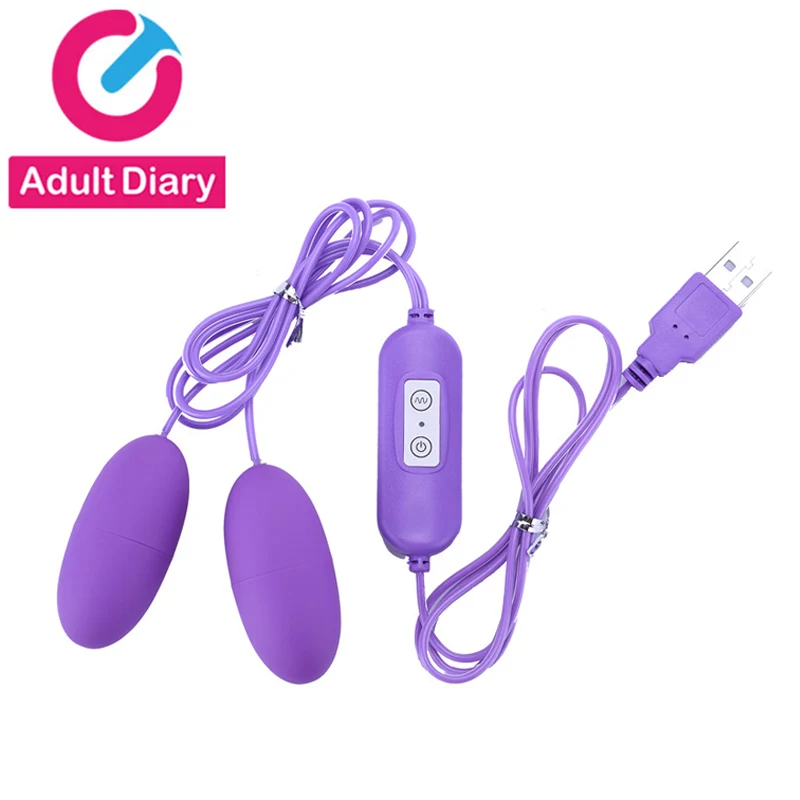 Взрослая дневник вибрирующий яйцо Стимулятор точки G секс игрушки для женщин USB