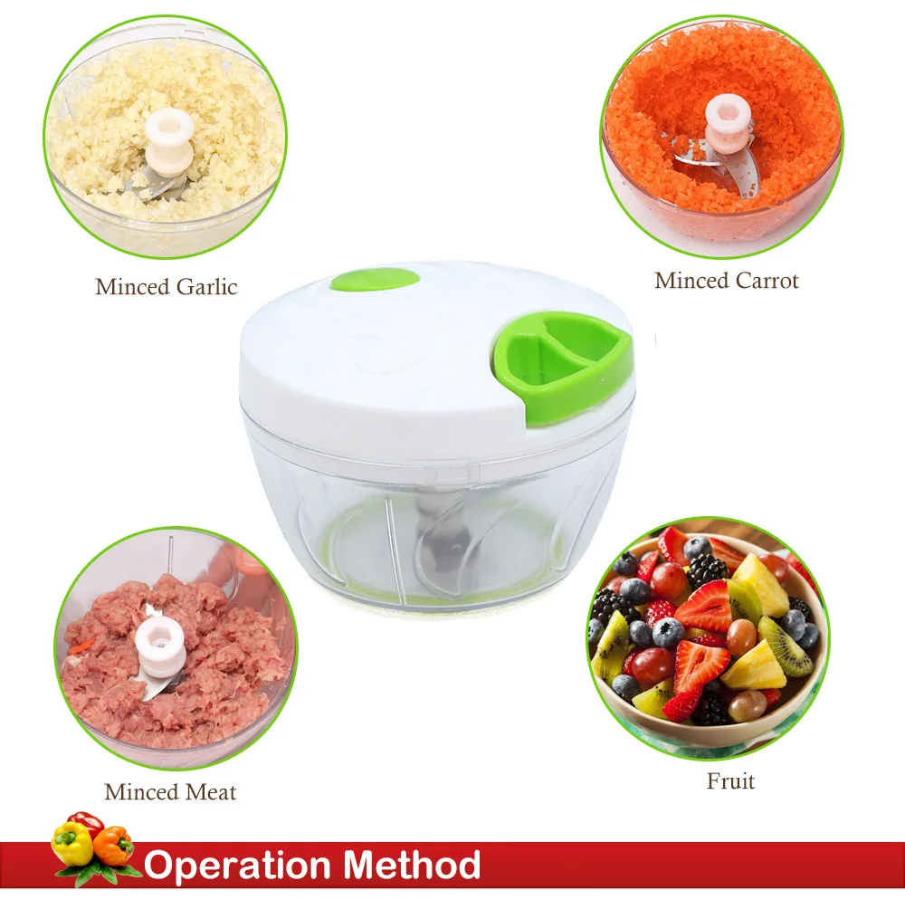 Многофункциональный измельчитель с высокой скоростью 500 мл для чеснока овощной