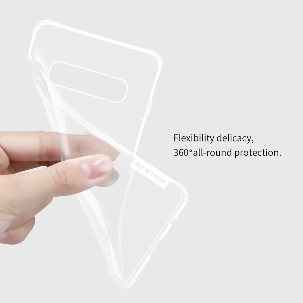 10 шт./лот чехол для телефона Samsung Galaxy S10 plus Nillkin Nature TPU мягкий чехол|Бамперы| |