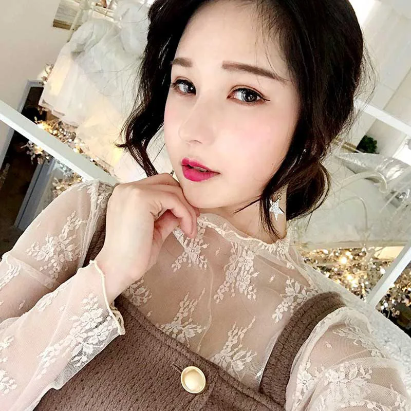 Женские сексуальные сетчатые Прозрачные топы в стиле Харадзюку базовая футболка