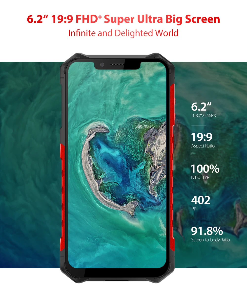Ulefone Armor 6E IP68 Водонепроницаемые мобильные телефоны Android 9,0 6," Helio P70 4G+ 64G Face ID NFC Беспроводная зарядка прочный смартфон