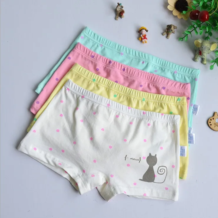 Нижнее белье Детское хлопковое в горошек на возраст 2 12 лет|Трусики| |