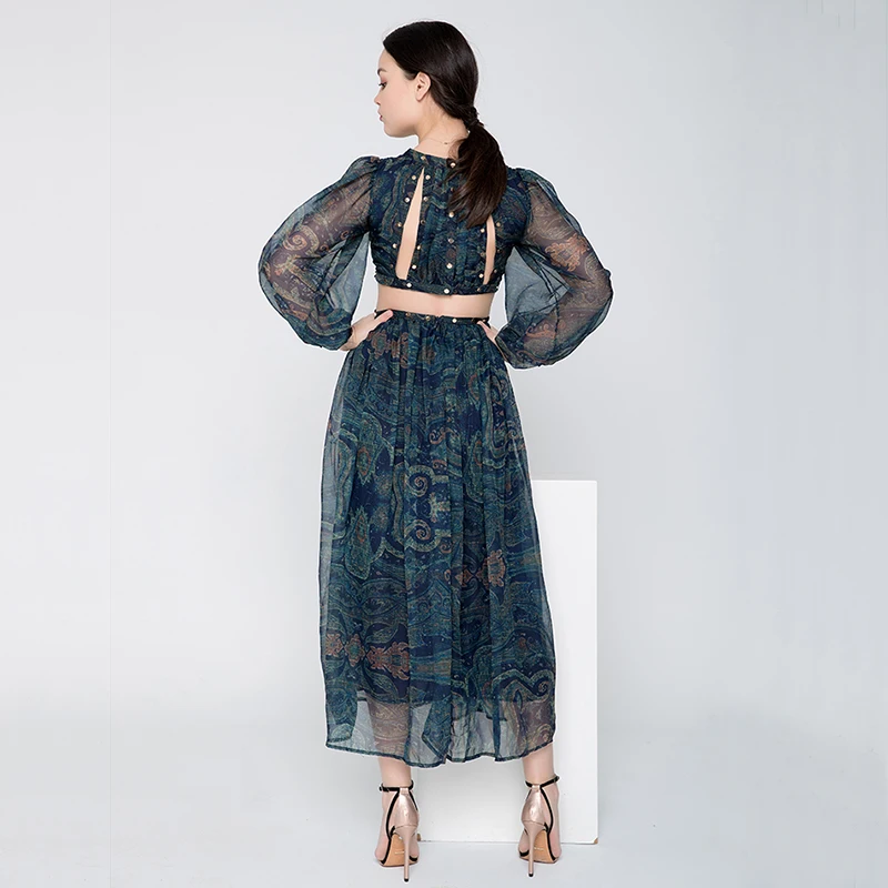 Распродажа 2019 летнее богемное пляжное Цветочное платье с принтом