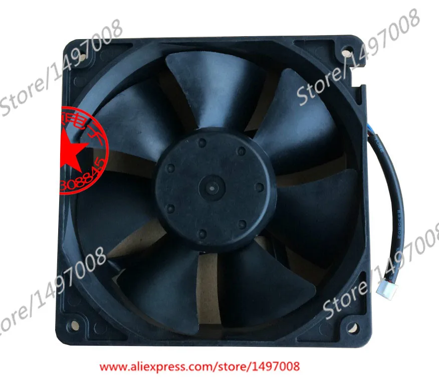 

NMB-MAT 4715KL-04W-B29 P50 DC 12V 0.52A 3-Wire 120X120X38mm Server Cooling Fan