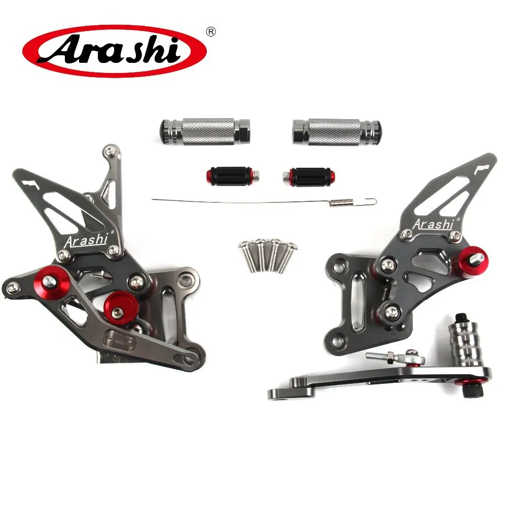 Араши Новый 1 компл. для SUZUKI GSXR1000 2017 2018 GSXR 1000 ЧПУ Rider Rearset Регулируемый подножки