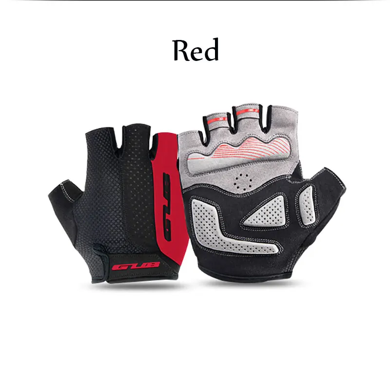 2018 GUB Summer Cycling Gloves Gel Half Finger Shockproof Sport Gym MTB Mountain Bicycle Bike Anti-slip | Спорт и развлечения