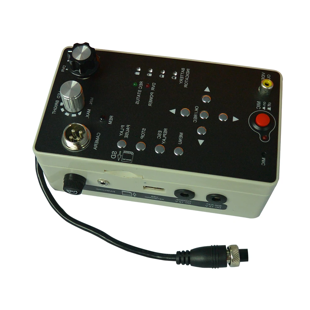 Underwater Borehole Water Well Inspection Camera System With Recording Video And Audio