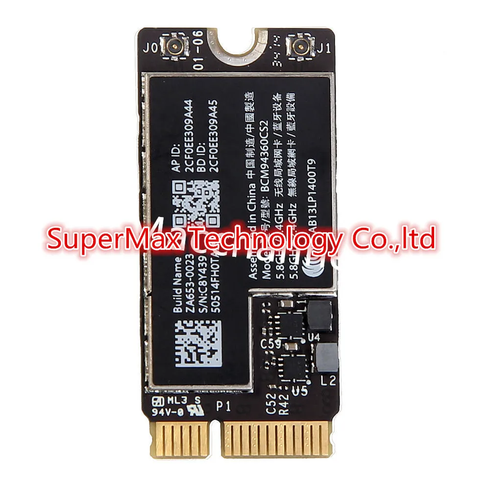 Беспроводная-AC Wi-Fi для BCM94360CS2 Bluetooth 4 0 802.11ac A1466 A1465 MD760 MD711 гигабитная беспроводная