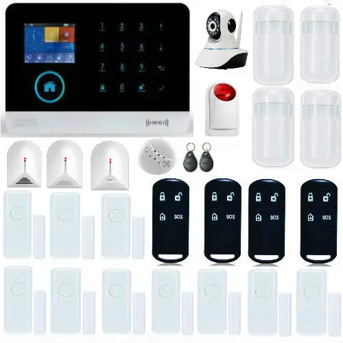 YoBang Security WIFI 3G GPRS русская немецкая RFID карта беспроводная домашняя офисная система