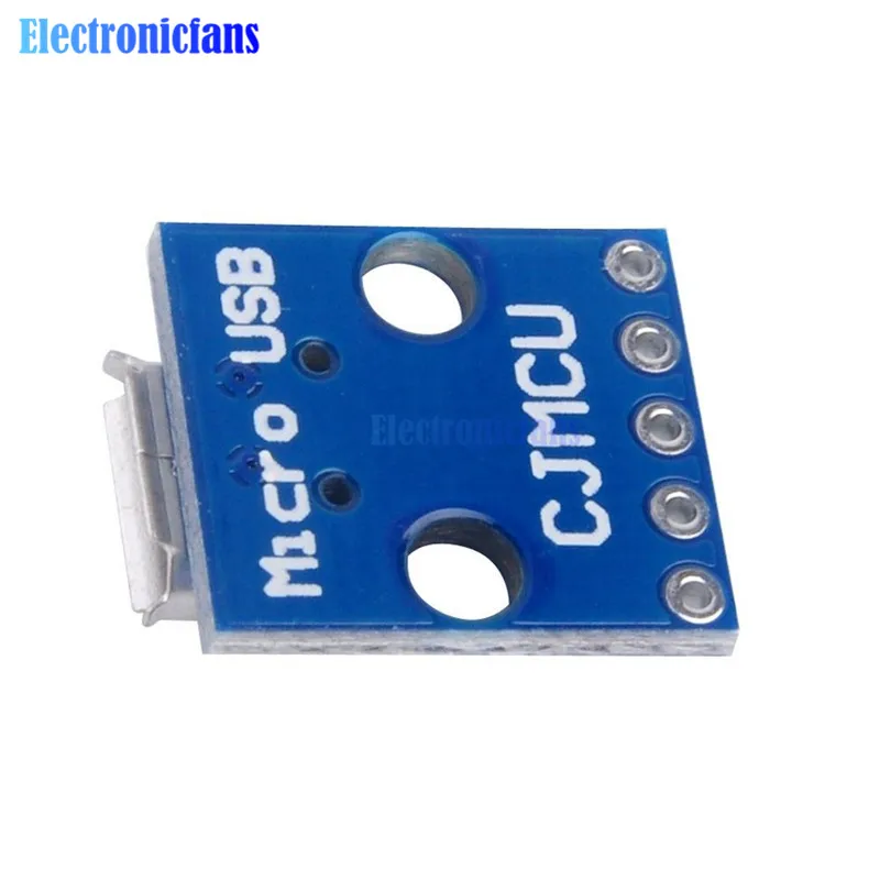USB-плата CJMCU микро 5 шт. адаптер питания В коммутационный интерфейсный модуль