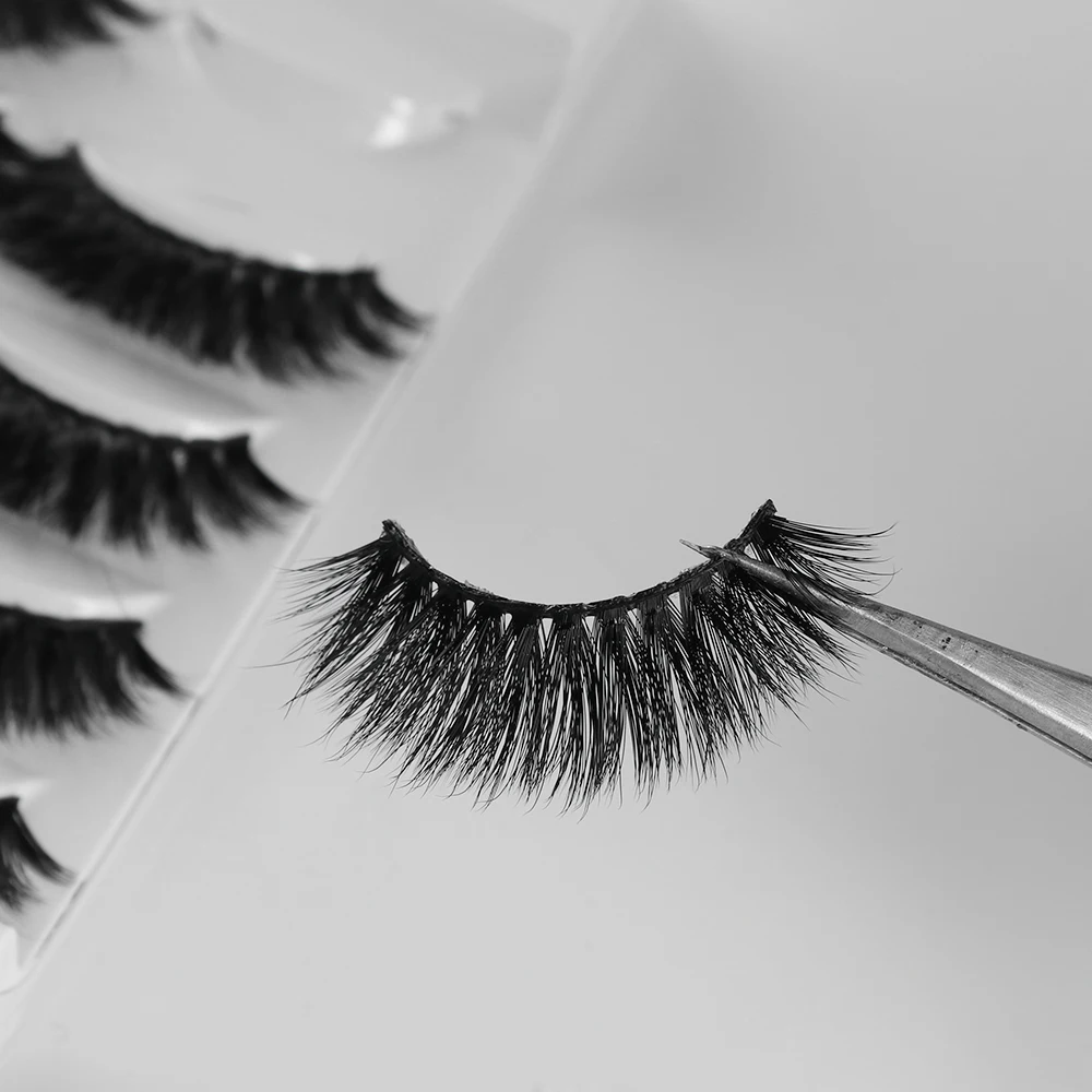 5 Pairs 3D Mink Hair False Eyelashes Thick Natural Cross Long Lashes Fluffy Fake Eye Extension Beauty Makeup Tools | Красота и