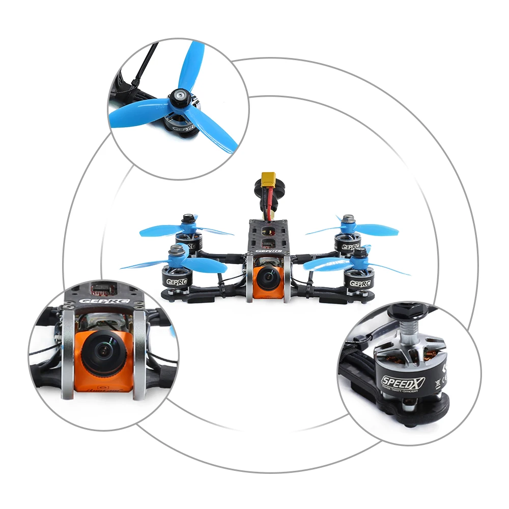 Geprc Cygnet3 Pro 145 мм 48CH FPV гоночный Дрон с камерой HD PNP BNF стабильный F4 Контроллер полета