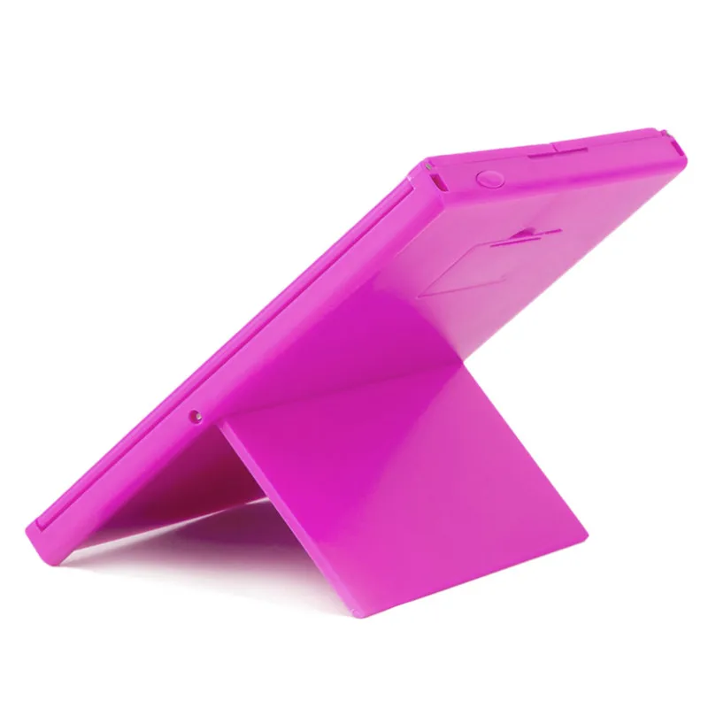 

New Portable Women Tri-Fold 8 LED Lighted Cosmetic Decoration Mirror Battery Powered