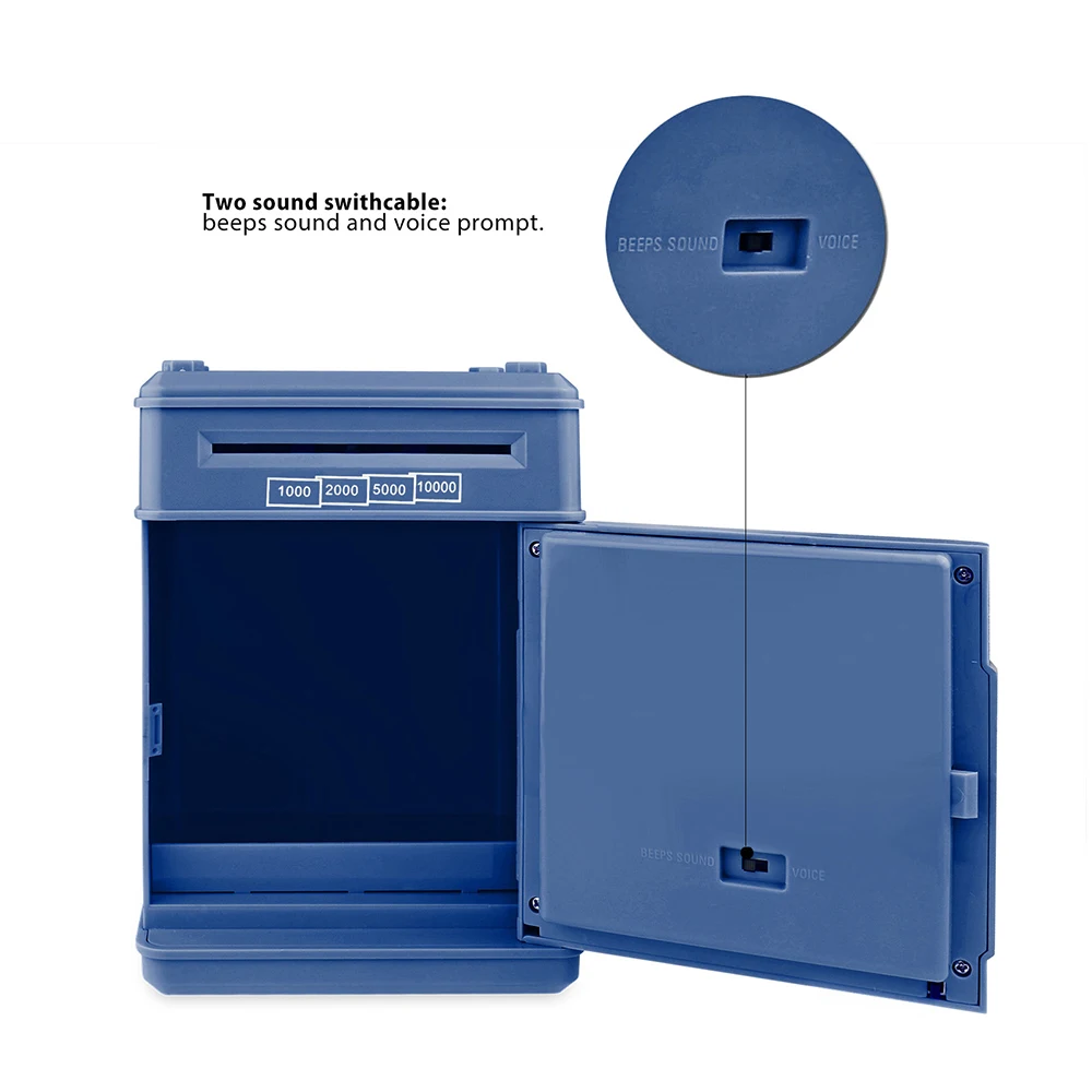 Копилка-банкомат с паролем автоматическая электронная копилка сейф для