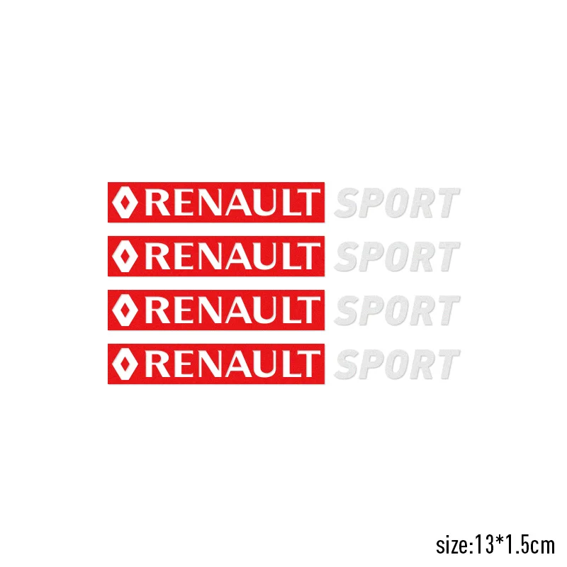 4 шт. наклейки на ручки renault duster megane 2 logan clio laguna scenic sandero|for renault|sticker sportcustom decal |