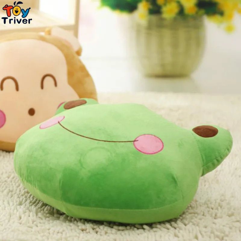 Kawaii лягушки Плюшевые игрушки Подушка Мягкие животные куклы детские для