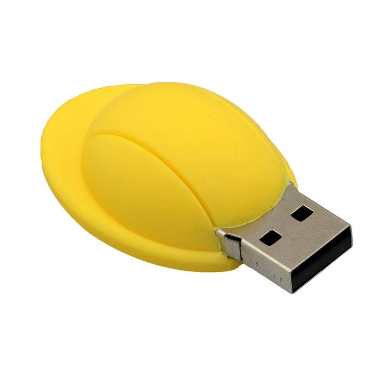 Мультяшный Usb флэш накопитель 4 Гб U диск 8 ГБ 16 32 желтый защитный жесткий 64 карта