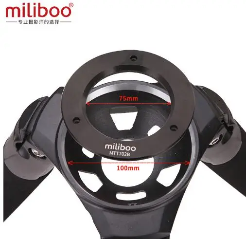 Miliboo mtt702a/b портативный штатив из углеродного волокна для профессиональной
