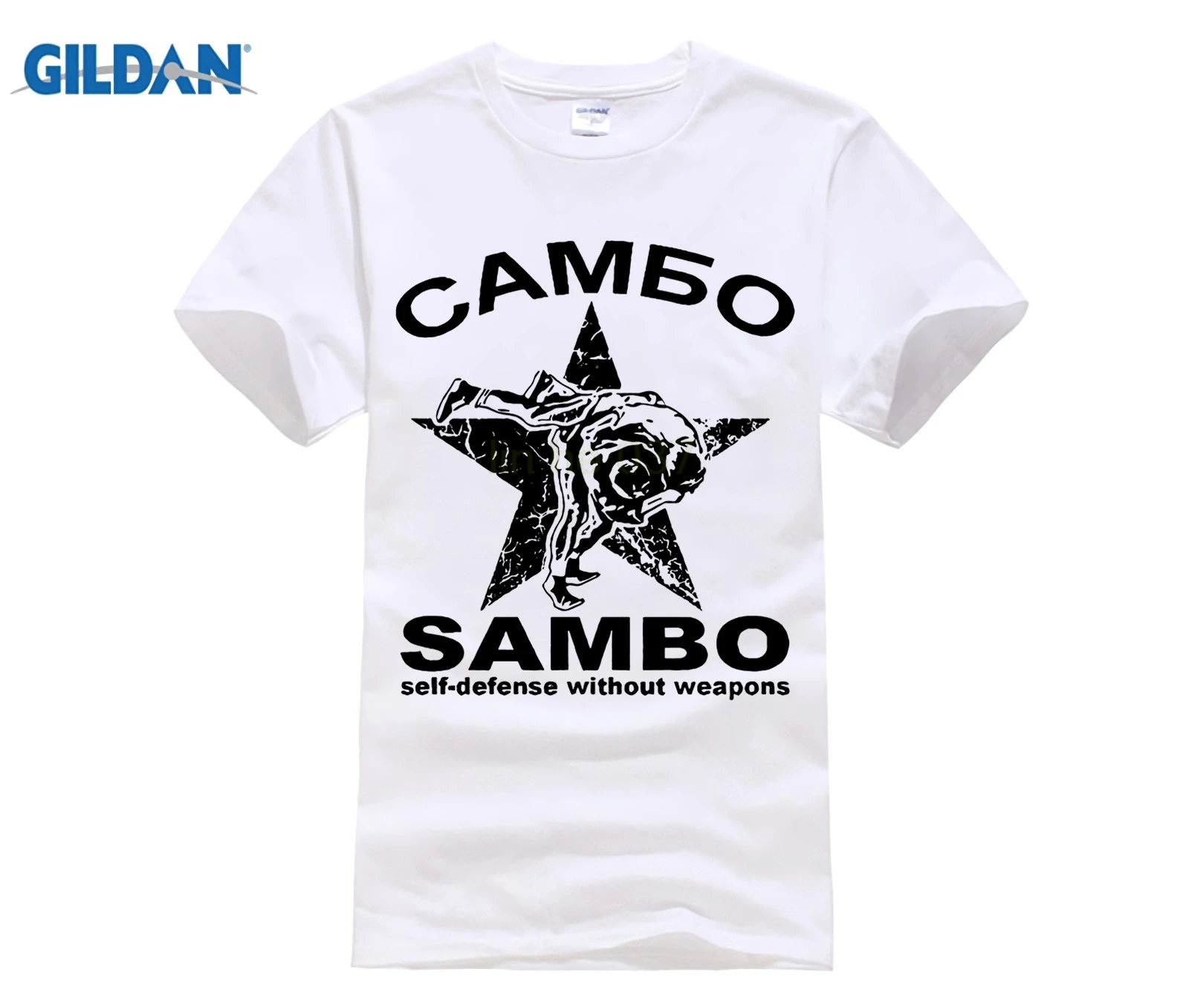 Модная Горячая Распродажа хлопок Sambo CAMBO Самозащита без оружия русский кунг-фу армейский зеленый футболка