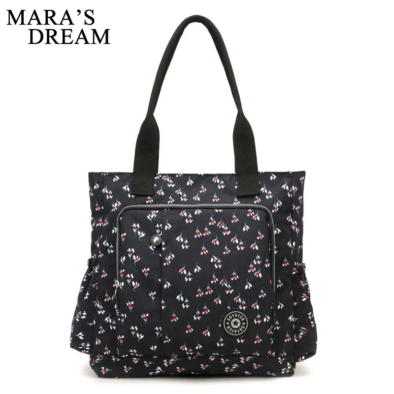 

Mara's Dream Women travel bag fashion printing large capacity zipper Nylon Women bag trend casual Women storage bag