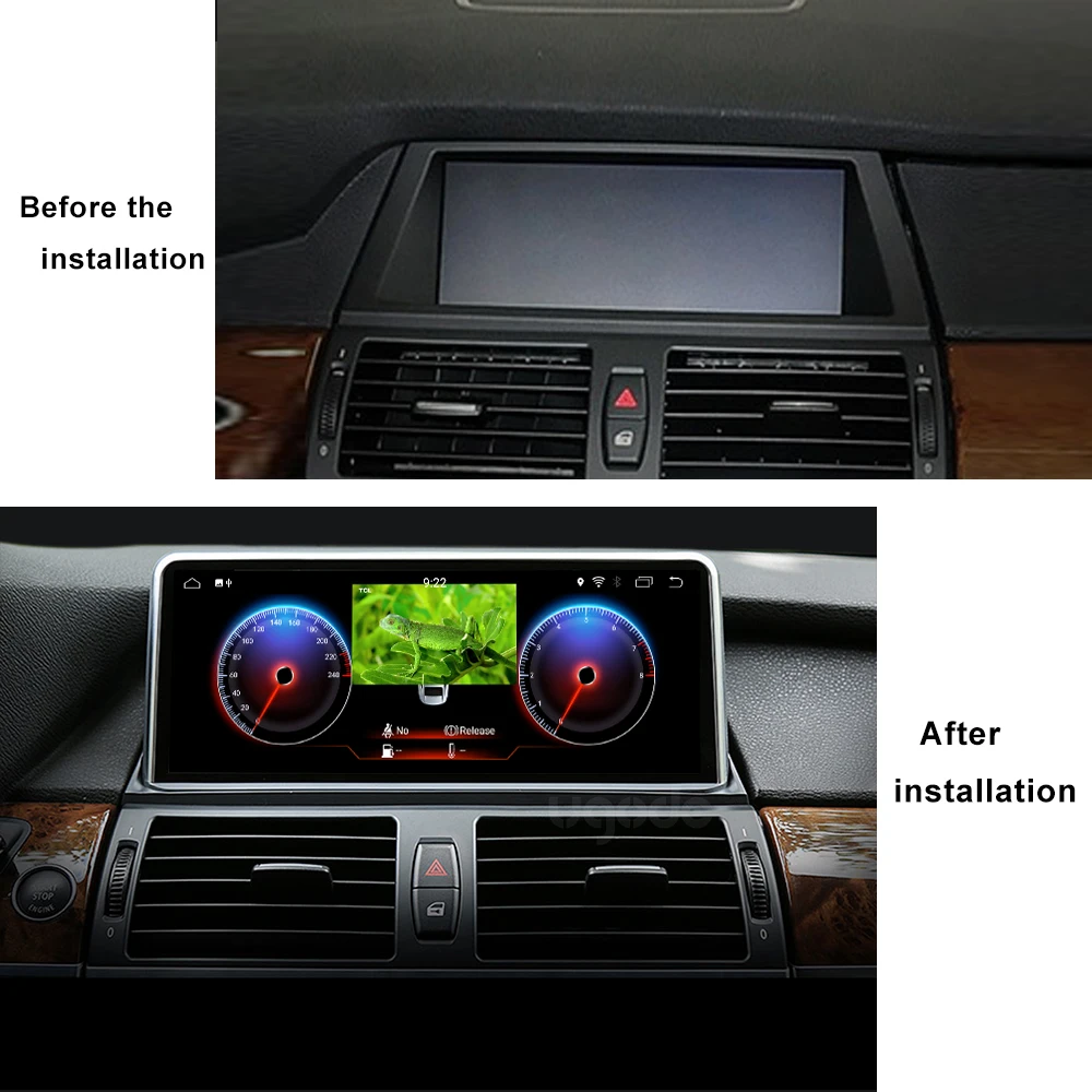 Автомобильный GPS навигатор Ugode 10 25 &quotIPS экран Android 7 1 для BMW X5 E70 X6 E71 CIC CCC система топ