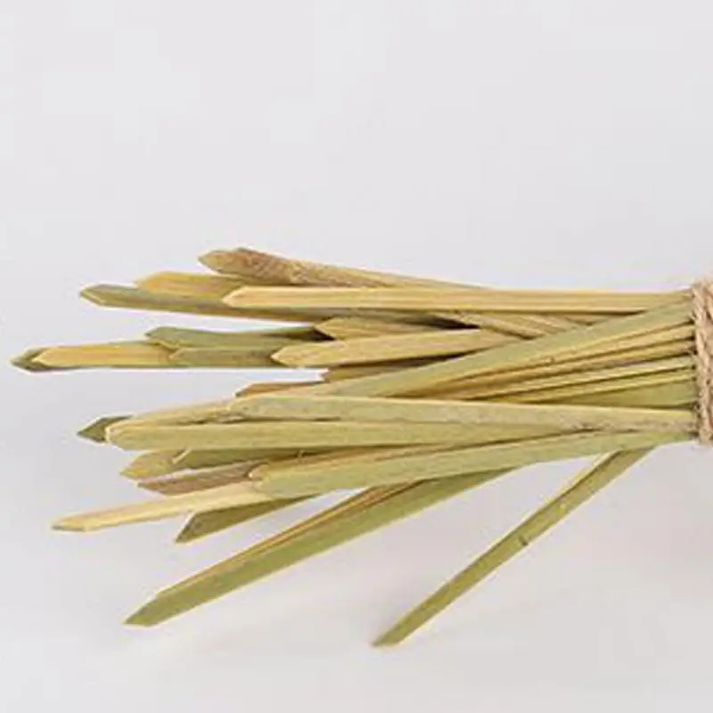 100 шт./компл. Новые Одноразовые Бамбуковые Шпажки витой DIY вечерние шведского стола фруктовых десертов Еда коктейльное шпажка для сэндвичей палка Палочки 9/12/15 см