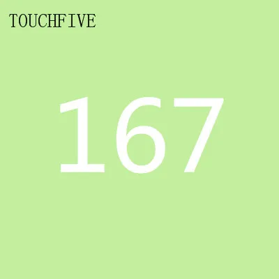 167 1 шт. TouchFive на выбор, 168 цветов, маркеры для эскизов, маркеры на спиртовой основе, набор цветных маркеров, товары для рукоделия, ручка для школы - Цвет: 167