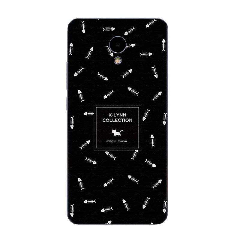 6373 08 Чехол для телефона Meizu M1 M2 M3 M5 M6 Note, чехол для телефона Meilan M3 Note Pro, чехол для Meizu M3 MAX, мягкий ТПУ, черный, стильный, с рисунком - Цвет: 6373 08