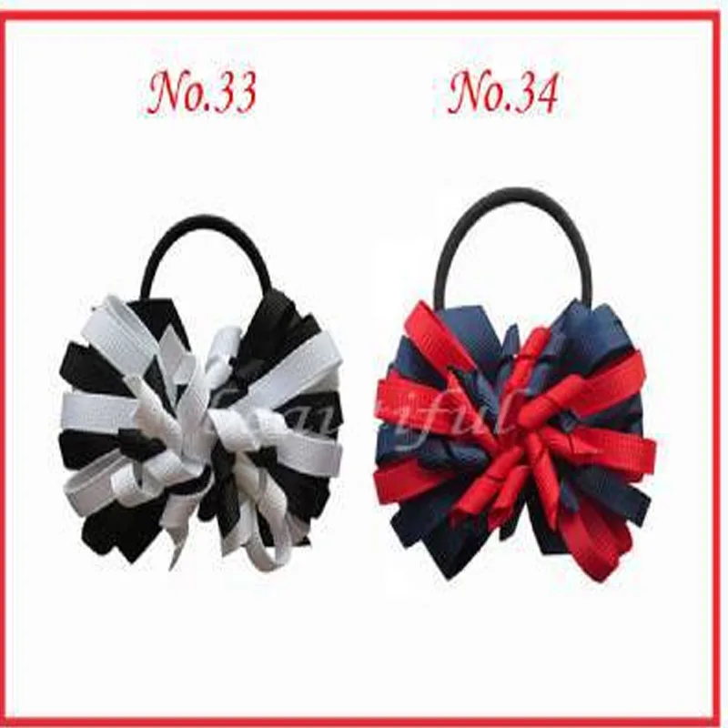 200 шт. 3 &quotпавлиний бант для волос Эластичные аксессуары подарка | Аксессуары