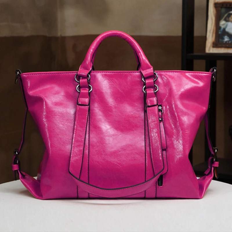 2018 новые женские Повседневное большой Женская кожаная обувь Стиль сумки на плечо