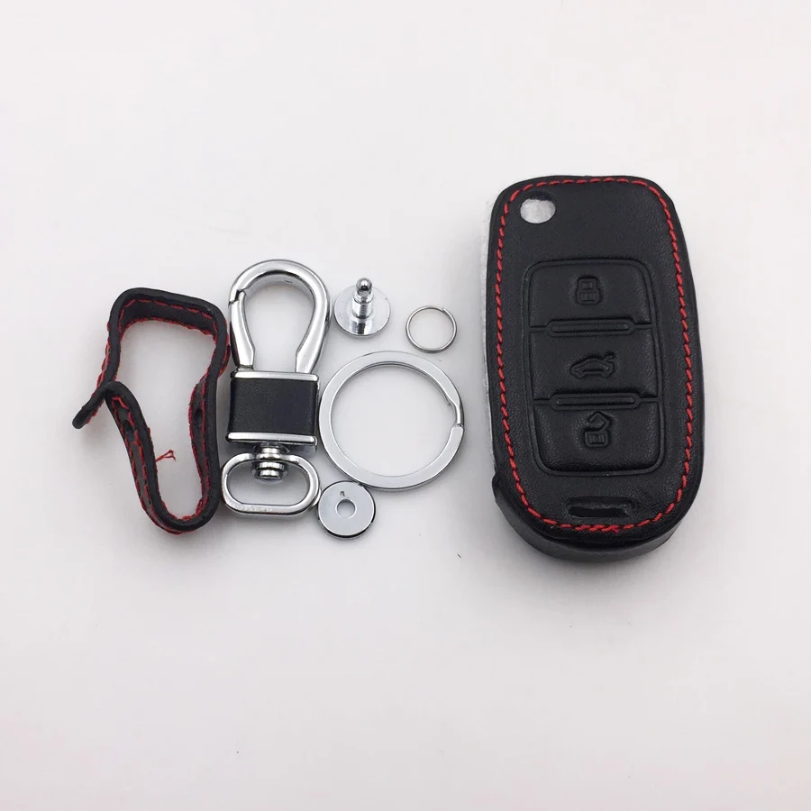 Кожаный чехол для ключей Vw Jetta Golf Passat Beetle Polo Bora 50 шт.|car key case cover|key for carbeetle cover |