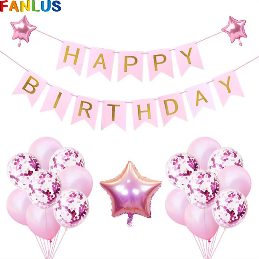 32 шт./компл. с днем рождения воздушные шары украшения для детского душа мальчиков