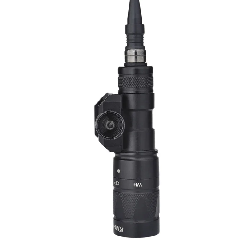 SEIGNEER Hunting Tactical flashlight with tail switch M300W Q5 KM1-A Scout Light Full Version (Strobe Output Ver.) black DE | Спорт и