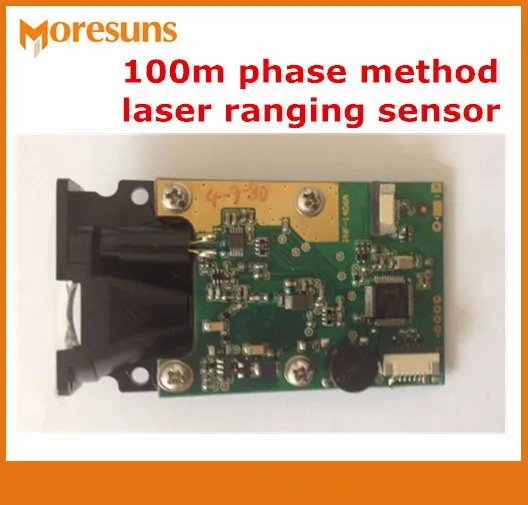 

Fast Free Ship 100m phase method laser ranging sensor,high precision +/-1.5mm accuracy laser ranging module