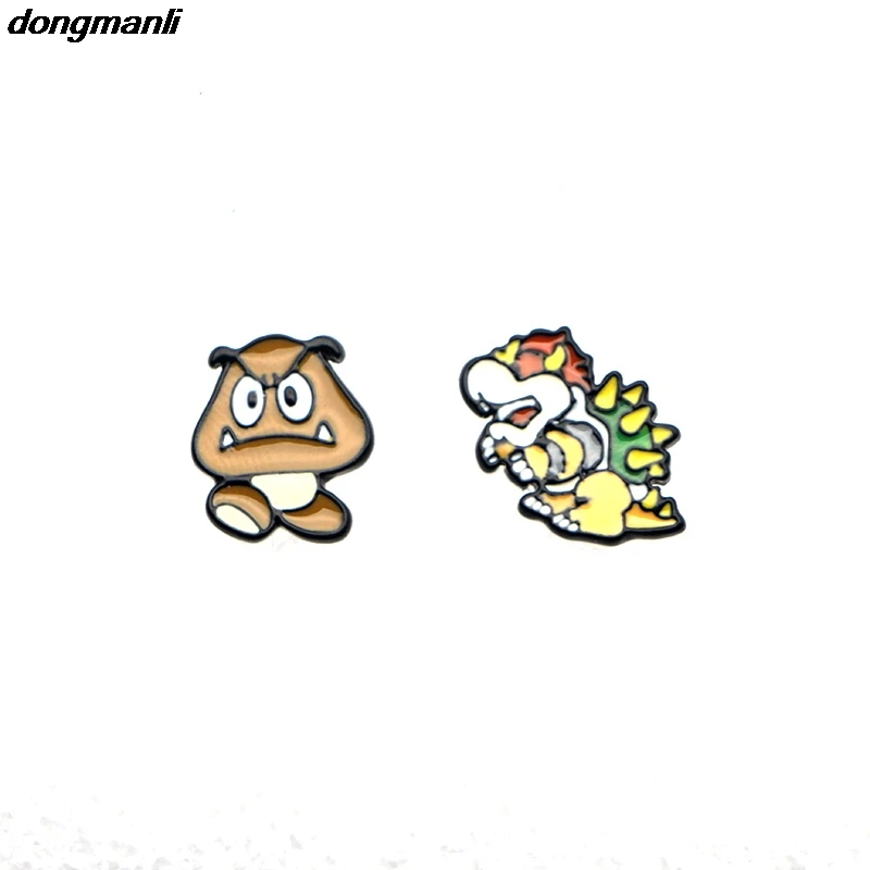 WS1325 Dongmanli Новое поступление игра милый Марио Монстр женские серьги-гвоздики детский подарок Модные женские ювелирные аксессуары